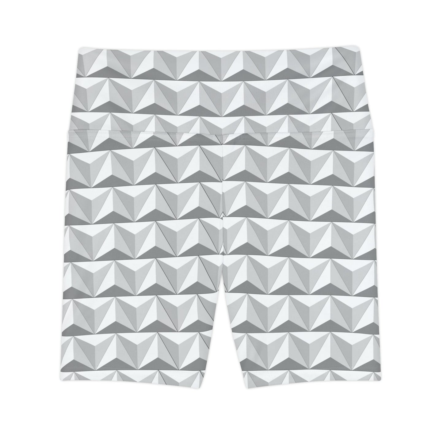 World of Tomorrow Women's Workout Shorts (AOP) active wearActivewearAdult ShortsLittle Lady Shay Boutique