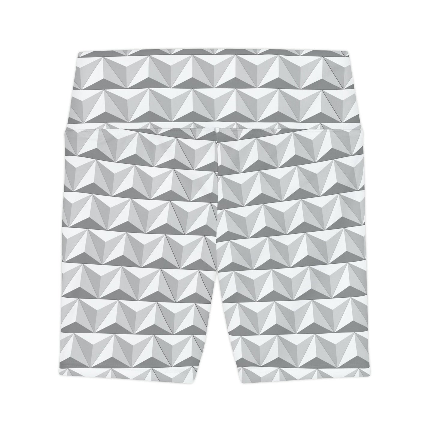 World of Tomorrow Women's Workout Shorts (AOP) active wearActivewearAdult ShortsLittle Lady Shay Boutique