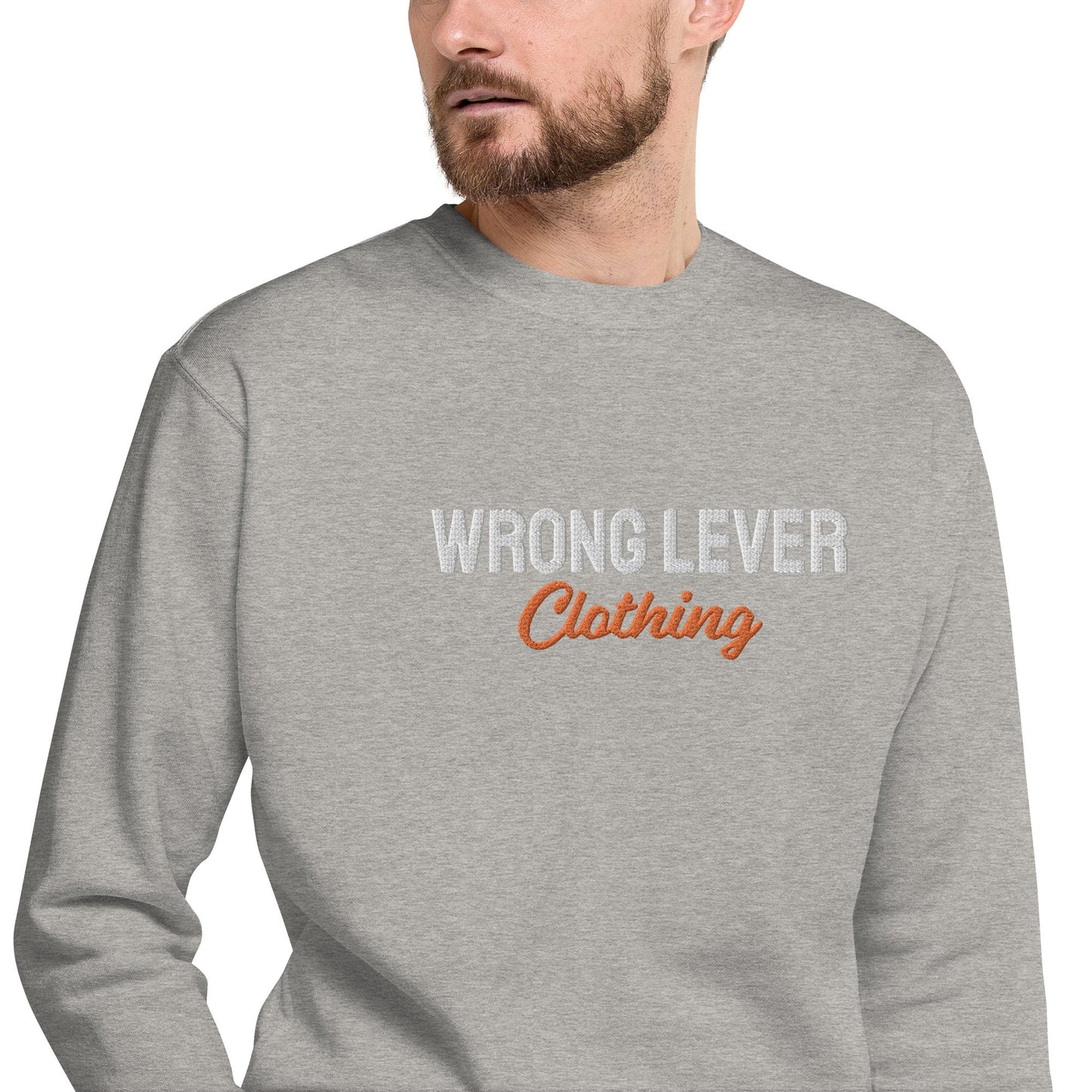 Wrong Lever Unisex Premium Sweatshirt adult sweatshirtclothing brandAdult T-ShirtWrong Lever Clothing