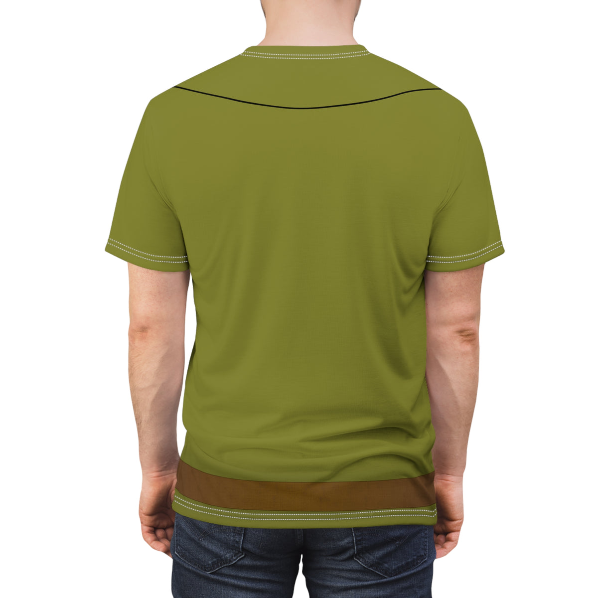 Robin Hood Inspired Shirt | Green Running Costume | Fairytale Race Shirt | Woodland Character Outfit | Theme Park Running Top