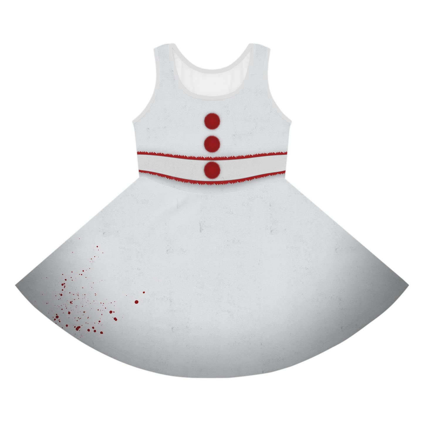 Spooky Clown Carnival Dress – Horror-Inspired Skater Dress for Halloween Lovers