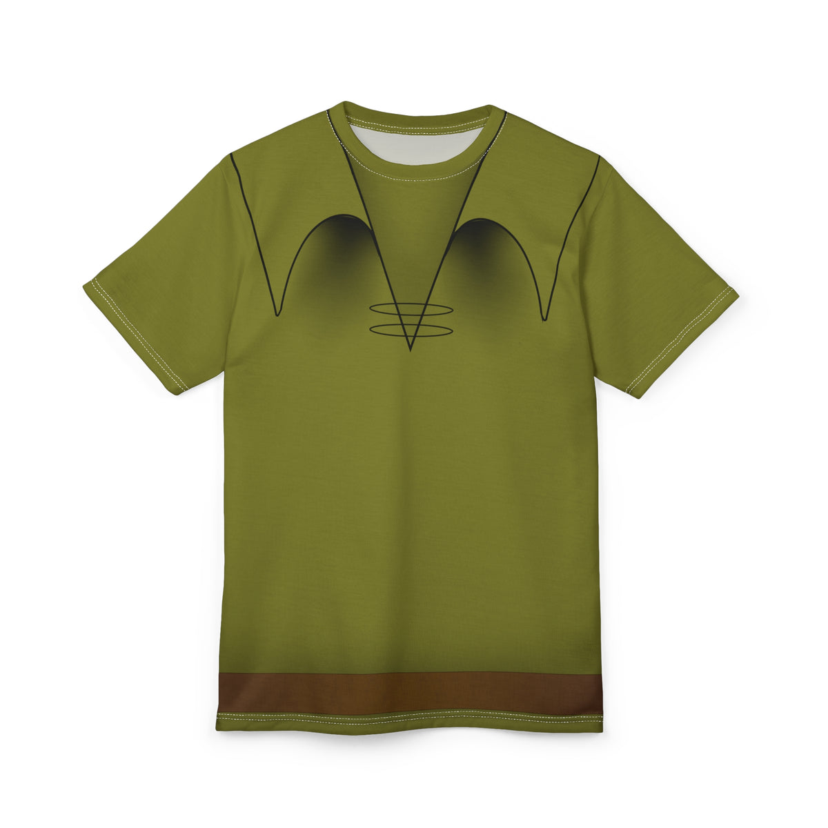 Robin Hood Inspired Shirt | Green Running Costume | Fairytale Race Shirt | Woodland Character Outfit | Theme Park Running Top