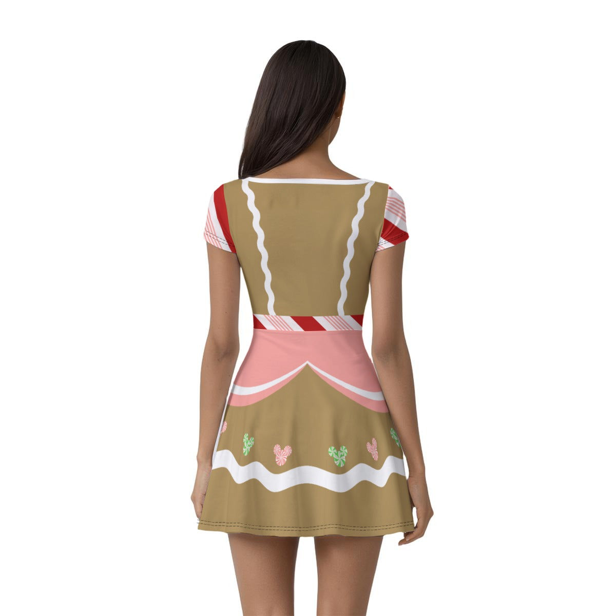 Sweet as Gingerbread Skater Dress