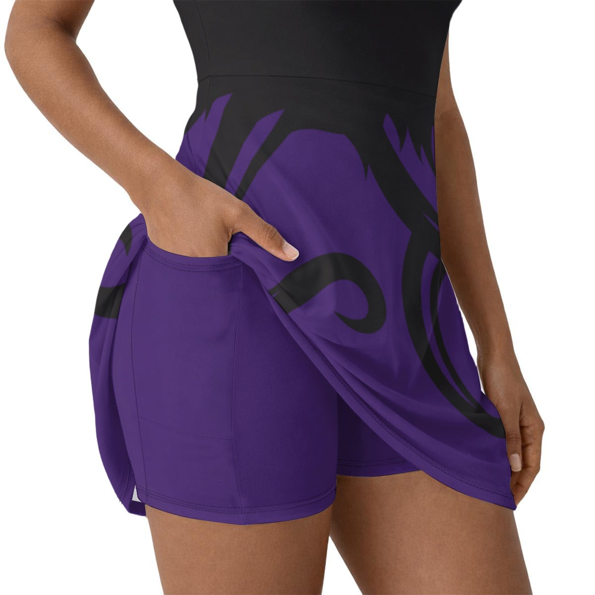 Sea Witch Athletic Dress With Built‑In Shorts