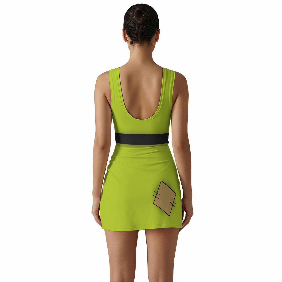 Dopey Green Fairytale Miner Running Dress | Race Costume