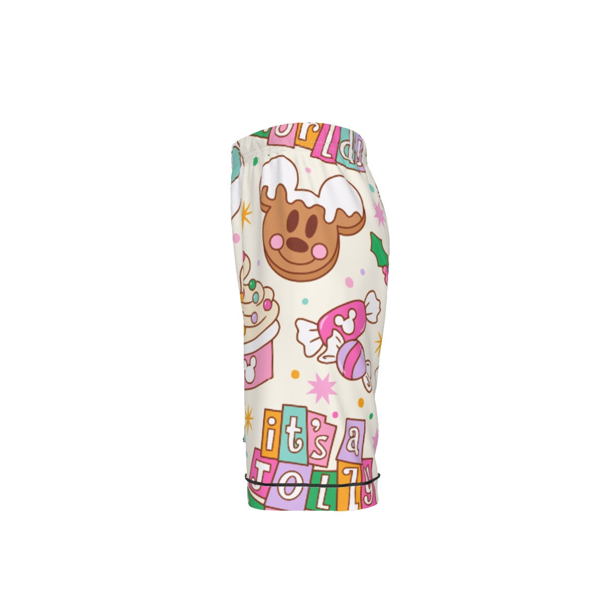 Kids Holiday Park Treats Faux Silk Pajama Set