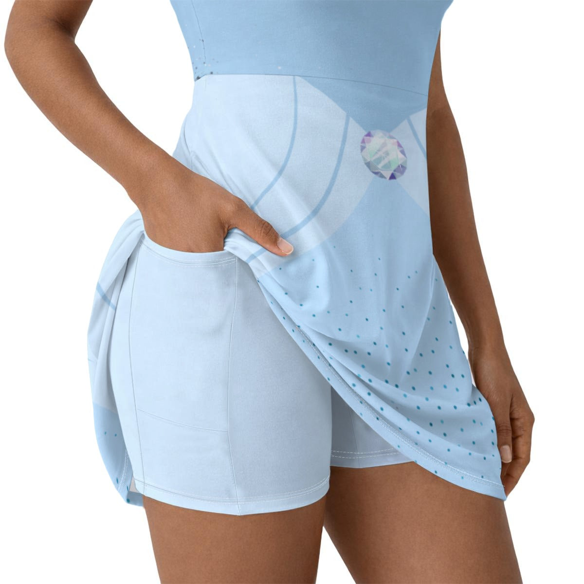 Fairytale Princess Skater Dress With Built‑In Shorts