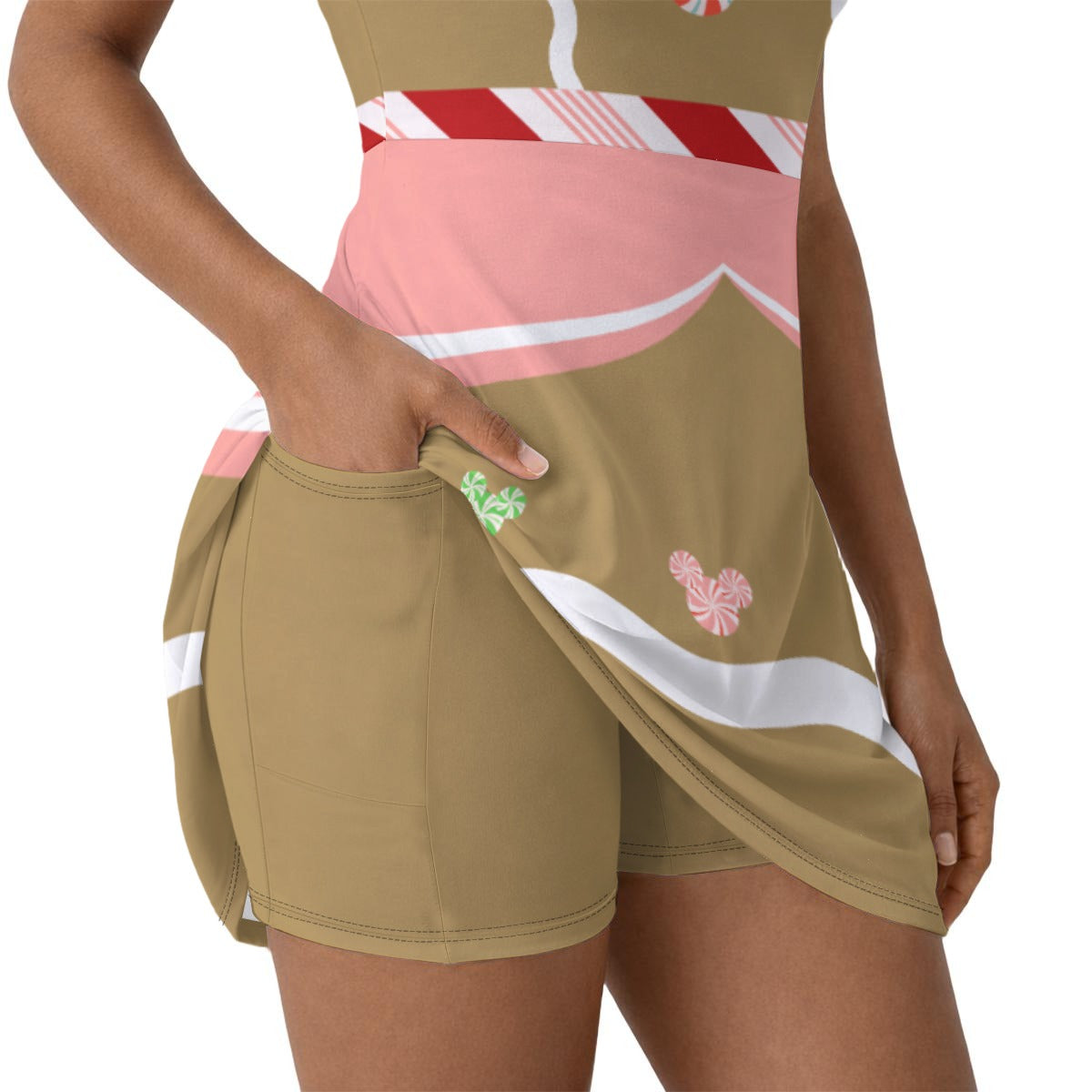 Sweet as Gingerbread Skater Dress