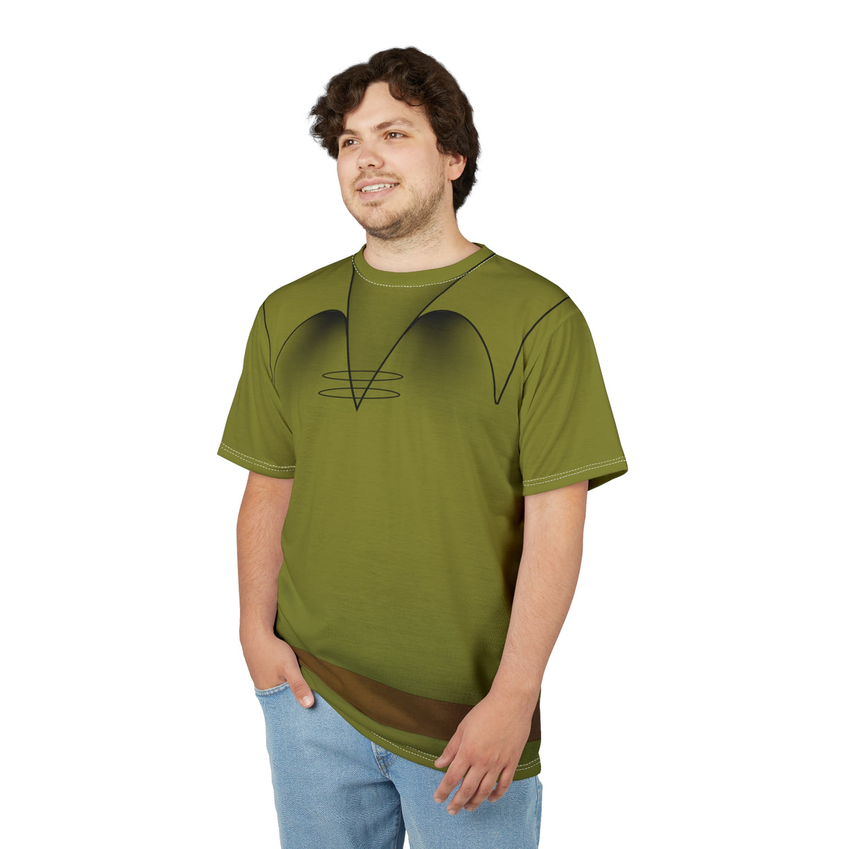 Robin Hood Inspired Shirt | Green Running Costume | Fairytale Race Shirt | Woodland Character Outfit | Theme Park Running Top