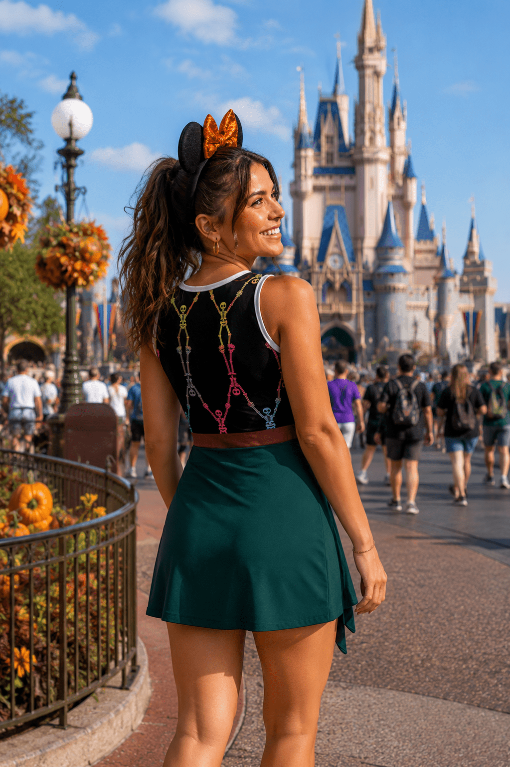 2026 Halloween Party Cast Member Inspired Sleeveless Bodysuit Dress cast membercast member costumeWrong Lever Clothing
