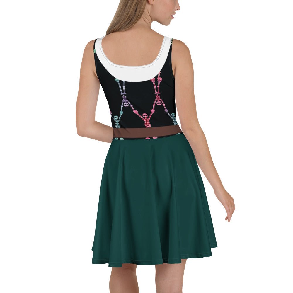 2026 Halloween Party Cast Member Inspired Sleeveless Skater Dress | Women's Theme Park Outfit cast membercast member costumeWrong Lever Clothing