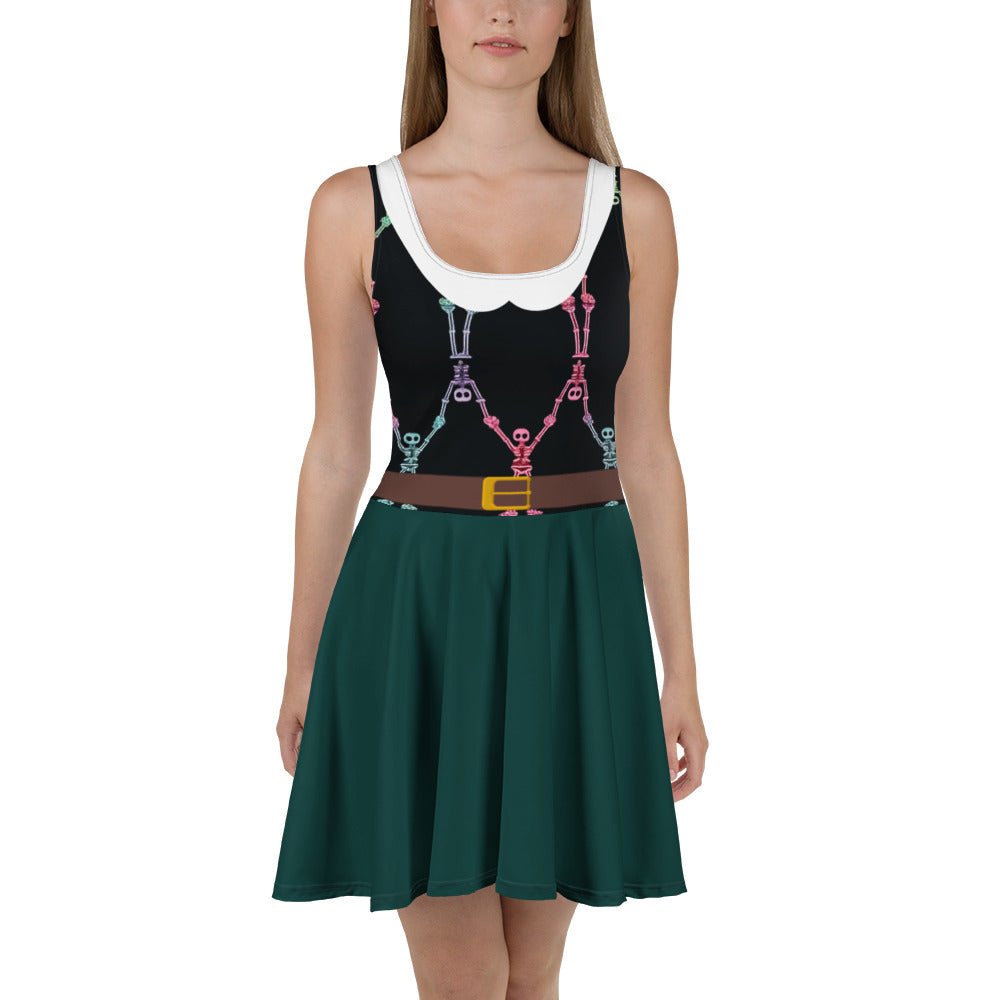 2026 Halloween Party Cast Member Inspired Sleeveless Skater Dress | Women's Theme Park Outfit cast membercast member costumeWrong Lever Clothing