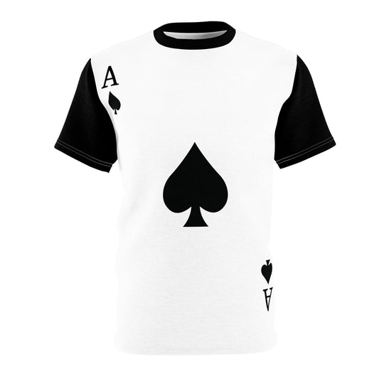 Ace of Spades Playing Card Unisex Tee Ace of SpadesaliceAdult T-ShirtWrong Lever Clothing