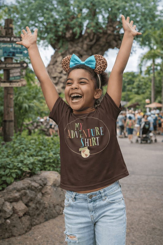 Adventure is out there Kids crew neck t-shirt adventure bookcasual cosplayWrong Lever Clothing