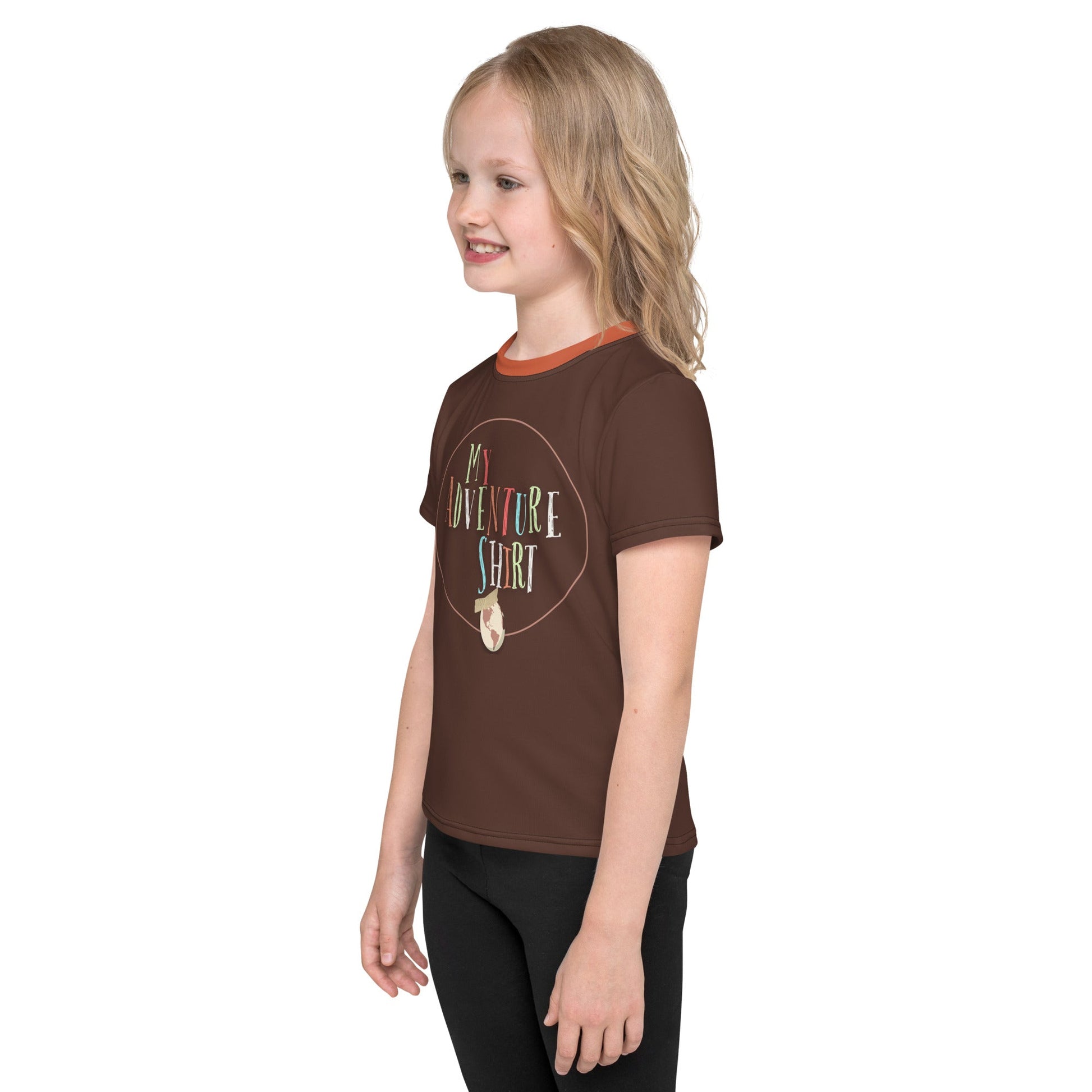 Adventure is out there Kids crew neck t-shirt adventure bookcasual cosplayWrong Lever Clothing