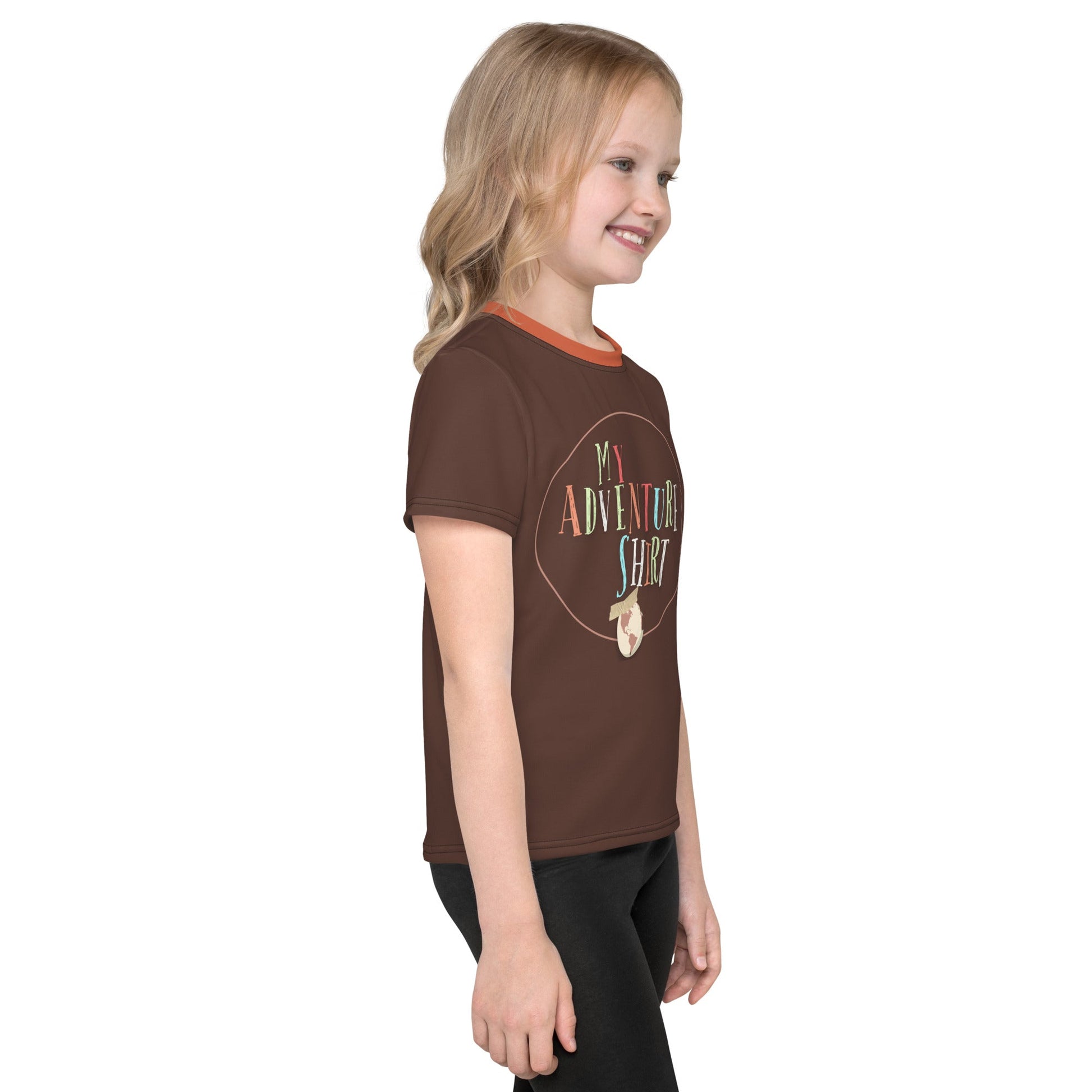 Adventure is out there Kids crew neck t-shirt adventure bookcasual cosplayWrong Lever Clothing