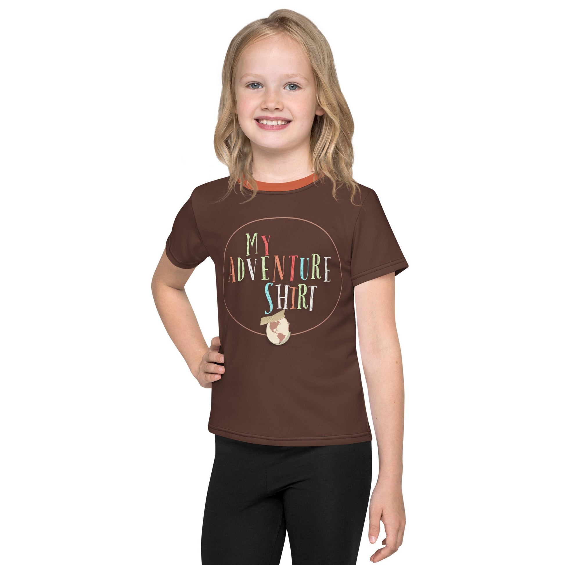 Adventure is out there Kids crew neck t-shirt adventure bookcasual cosplayWrong Lever Clothing