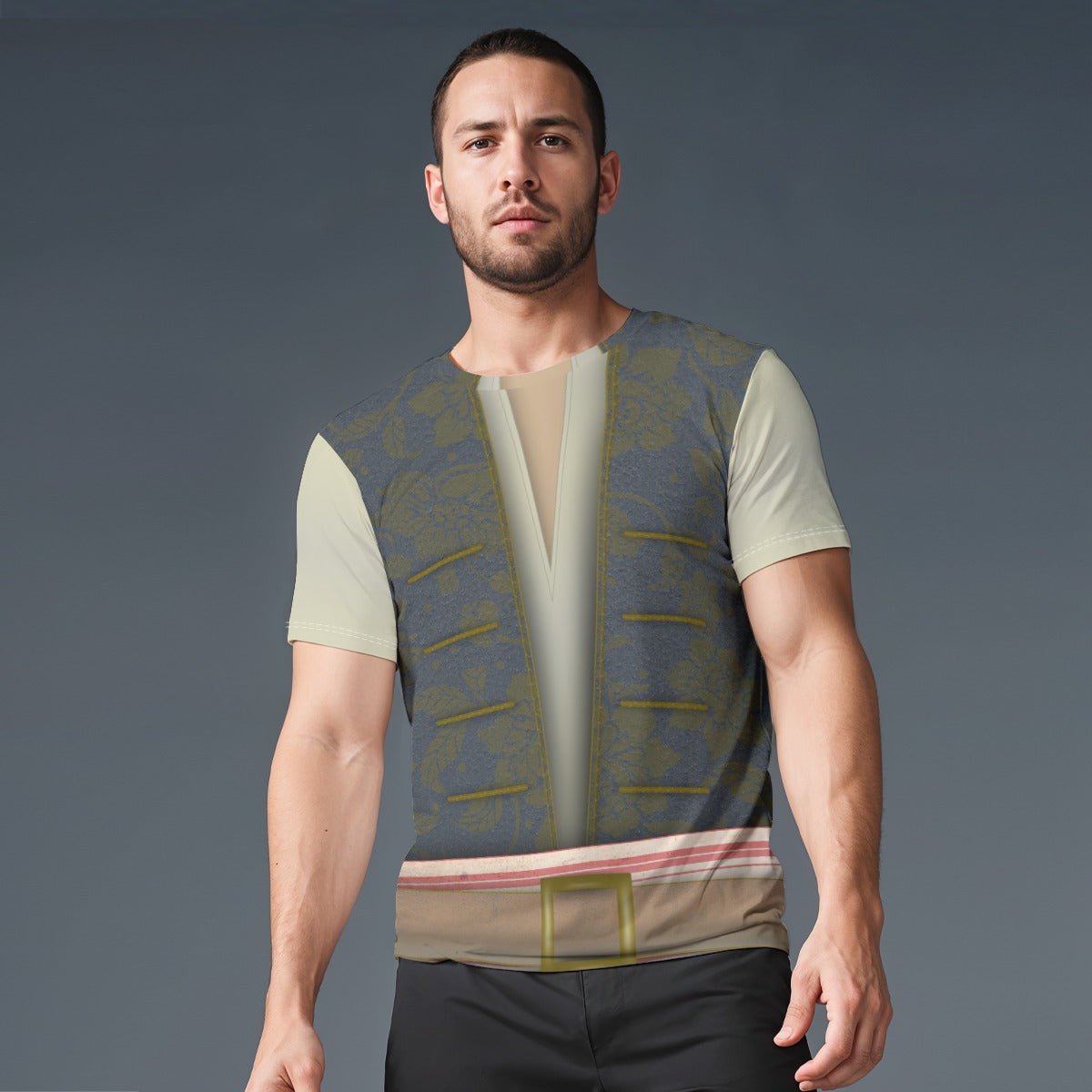 All-Over Print Men's O-Neck Sports T-Shirt active disney familyactive wearmens shirtWrong Lever Clothing