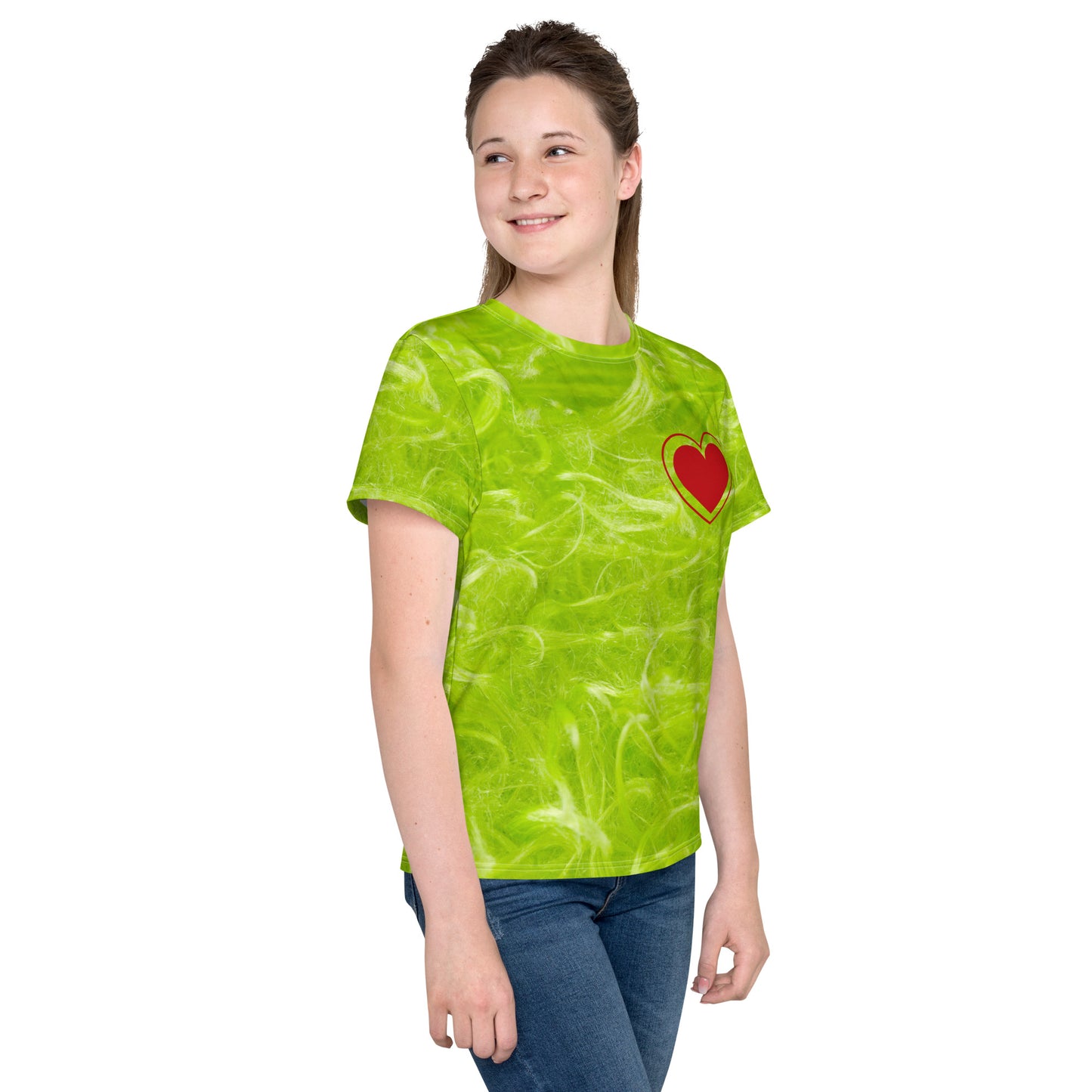 Green Guy Youth crew neck t-shirt