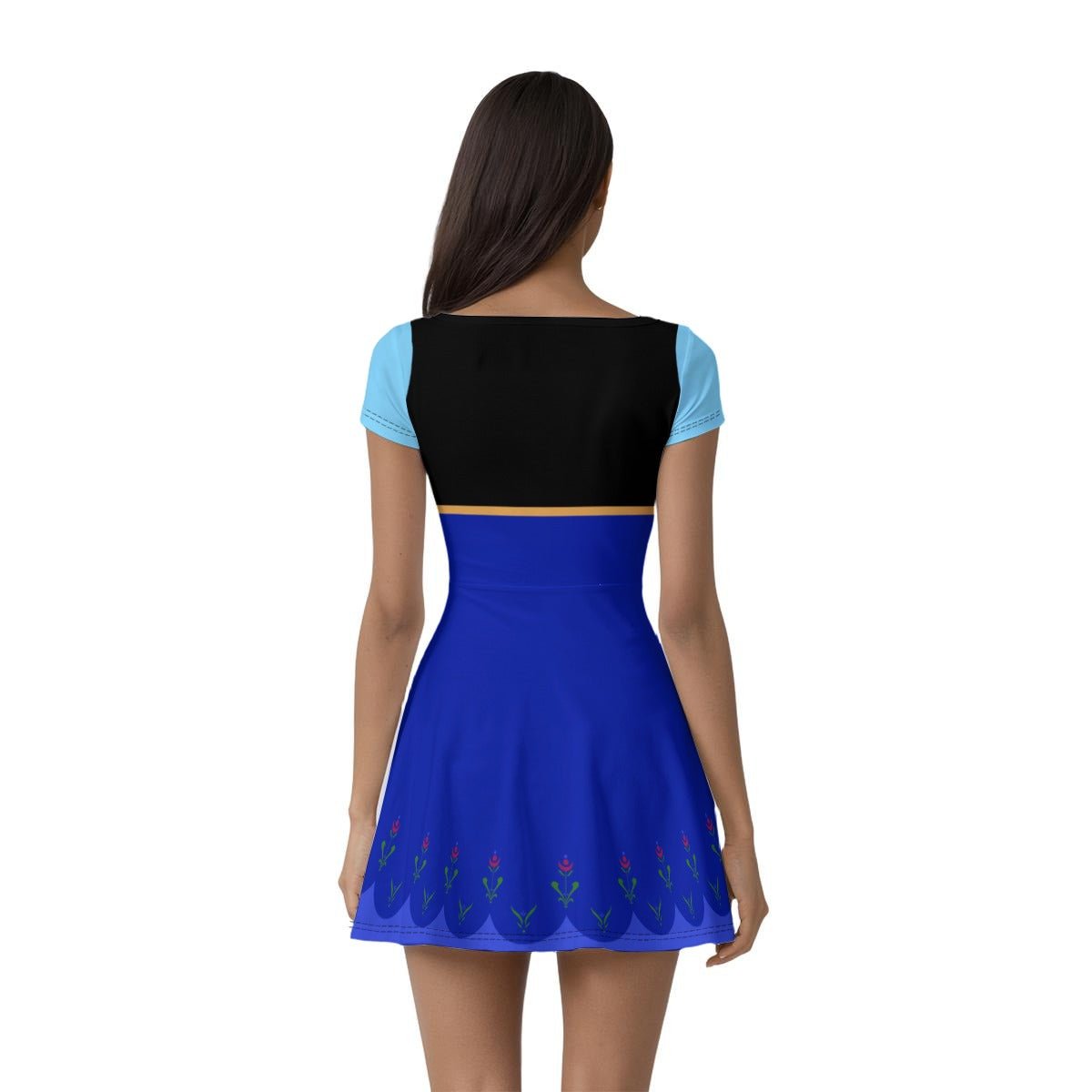 Anna Inspired Adult Dress with Built - In Shorts | Fairytale Adventure Outfit | Nordic Princess Style adult anna dressadult Anna styleWrong Lever Clothing