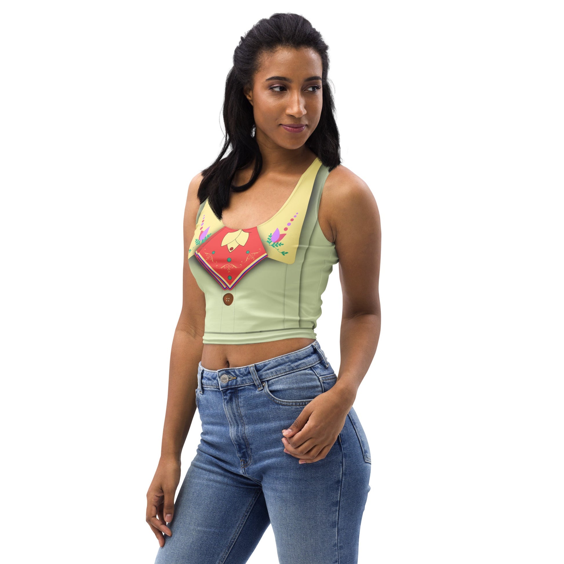 Bayou Adventure Crop Top cosplaydisney boundingAdult T-ShirtWrong Lever Clothing