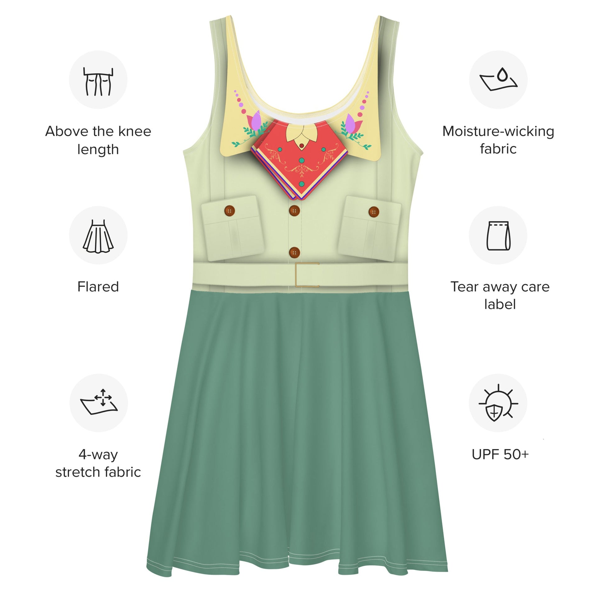 Bayou Adventure Skater Dress cosplaydisney adultWrong Lever Clothing