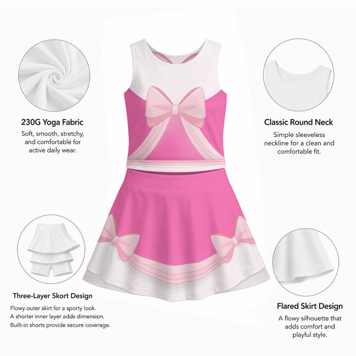 Before Midnight Princess Running Tank & Skirt Set 100 years of wonderactive disney familyWrong Lever Clothing