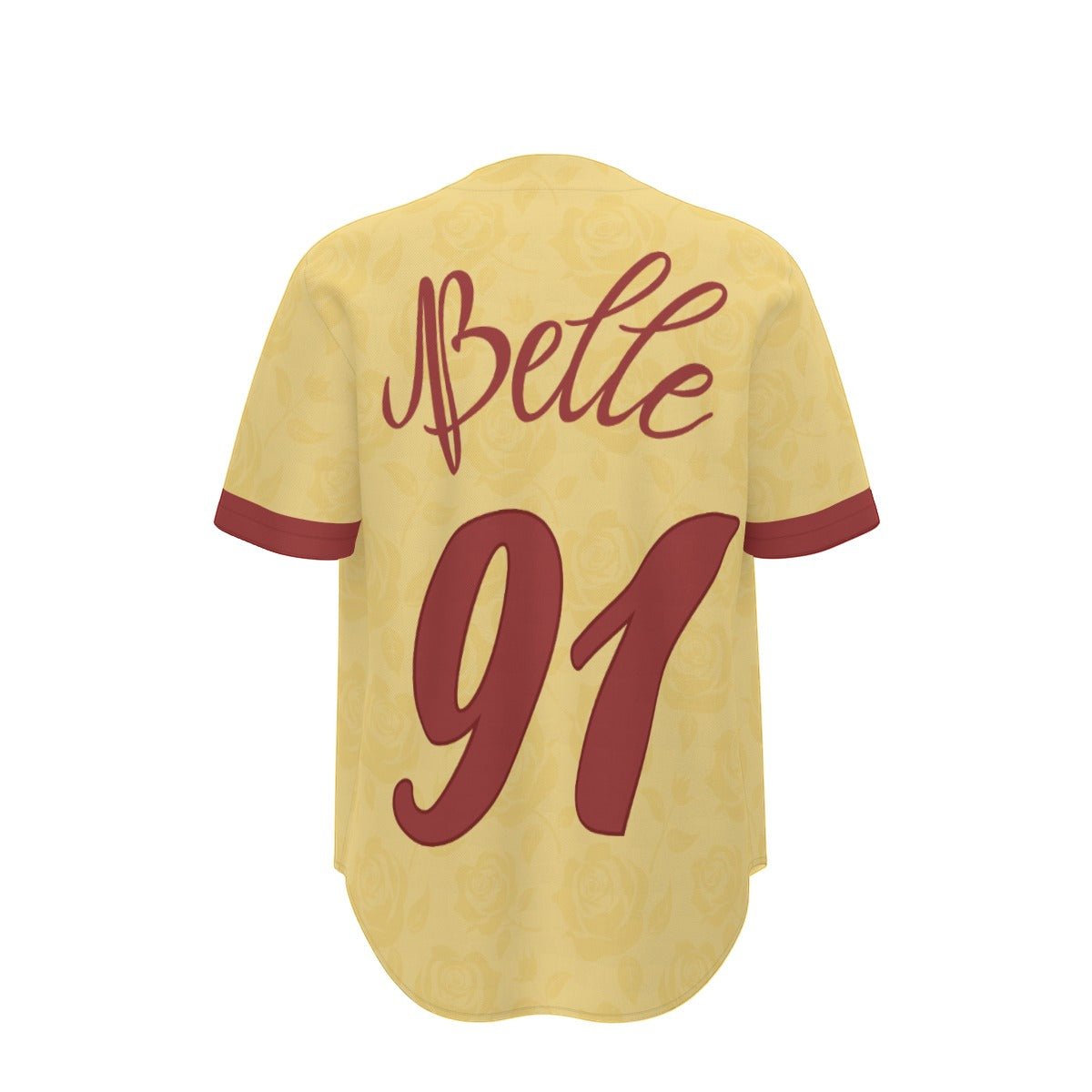 Belle Princess Inspired Short Sleeve Baseball Jersey Beauty and beastbeauty and the beastBaseball JerseyWrong Lever Clothing