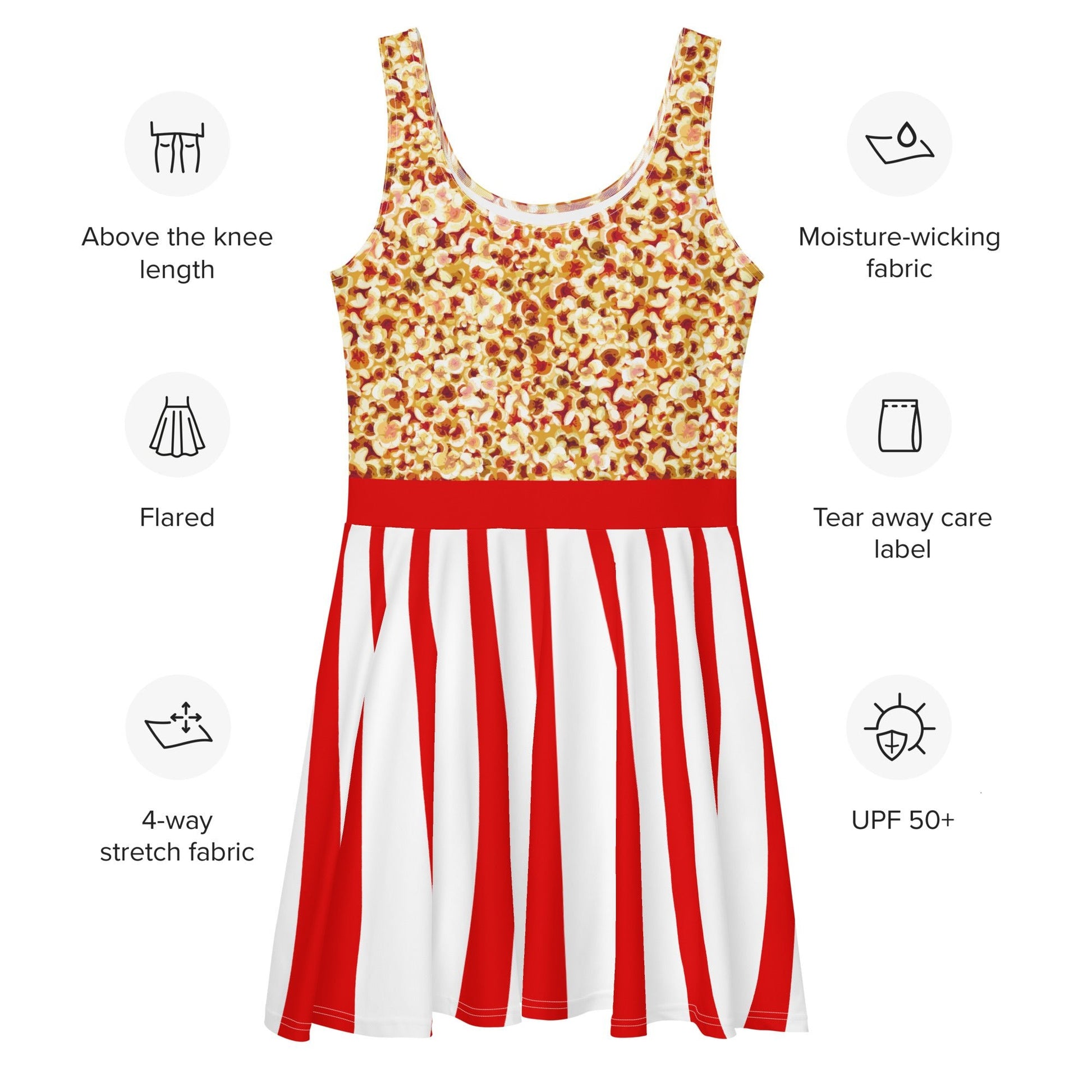 Big Top Snacks Skater Dress carnival dresscarnival styleWrong Lever Clothing