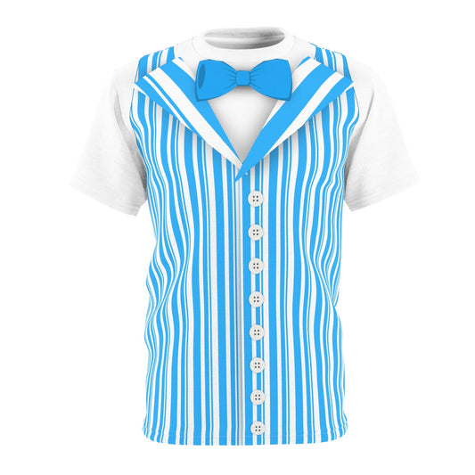Blue Dapper Day Main St Magic Inspired Unisex short sleeve shirt - Bounding Main St USA Style adult disney halloweenadult halloweenAll Over PrintsWrong Lever Clothing