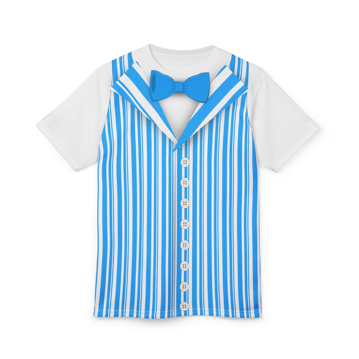 Blue Dapper Day Main St Magic Inspired Unisex short sleeve shirt - Bounding Main St USA Style adult disney halloweenadult halloweenAll Over PrintsWrong Lever Clothing