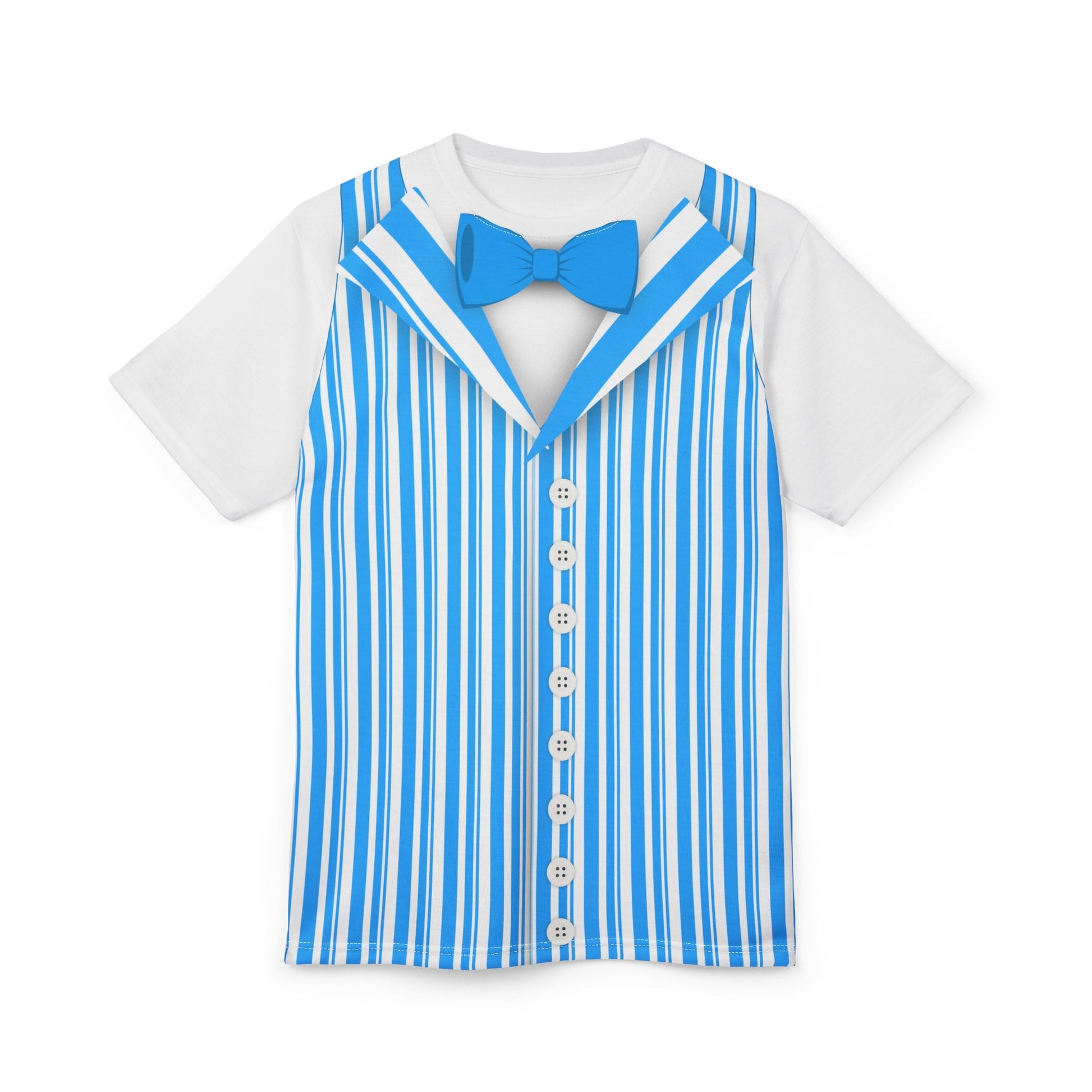 Blue Dapper Day Main St Magic Inspired Unisex short sleeve shirt - Bounding Main St USA Style adult disney halloweenadult halloweenAll Over PrintsWrong Lever Clothing