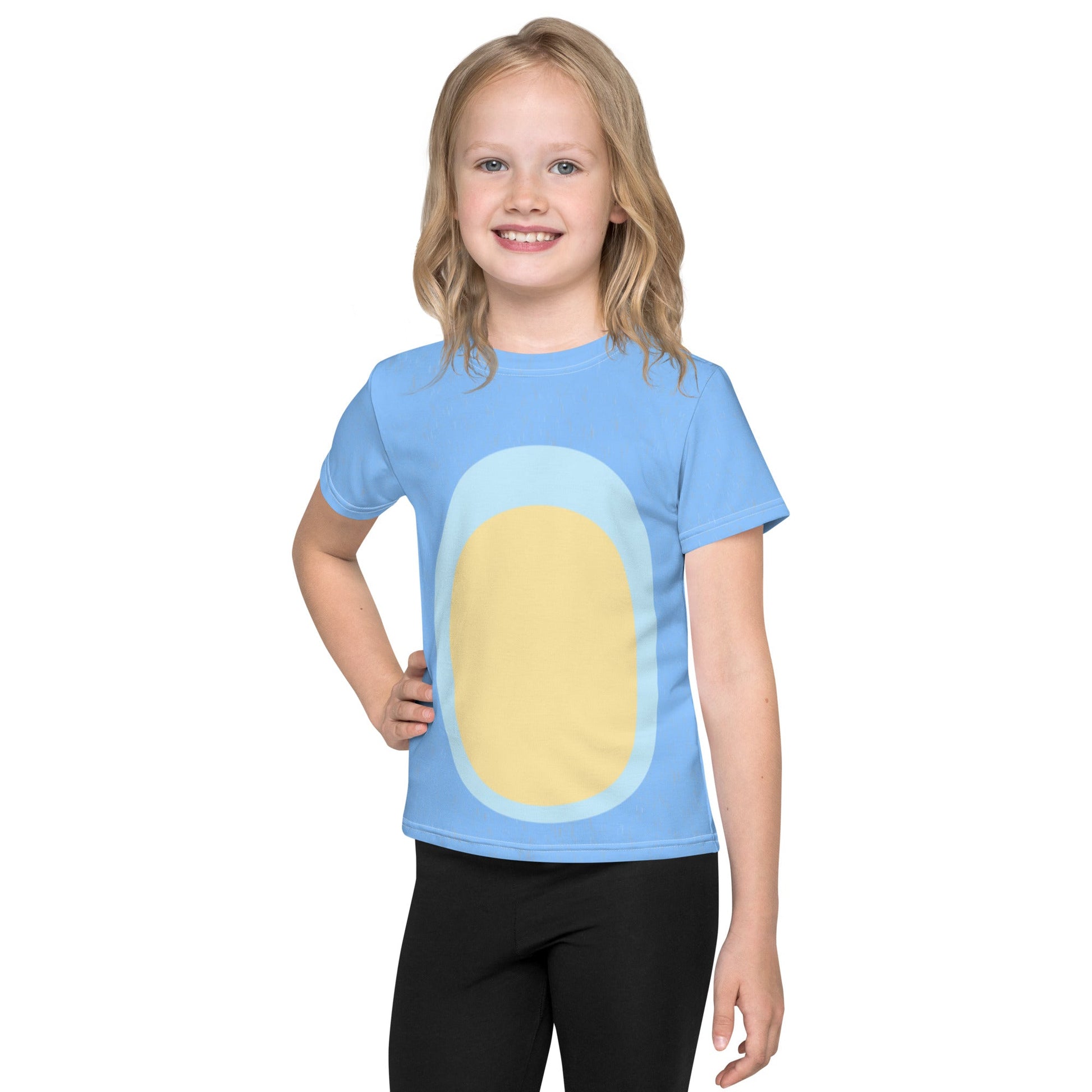 Blue Dog Dad Kids crew neck t-shirt happiness is addictiveKids T-ShirtWrong Lever Clothing