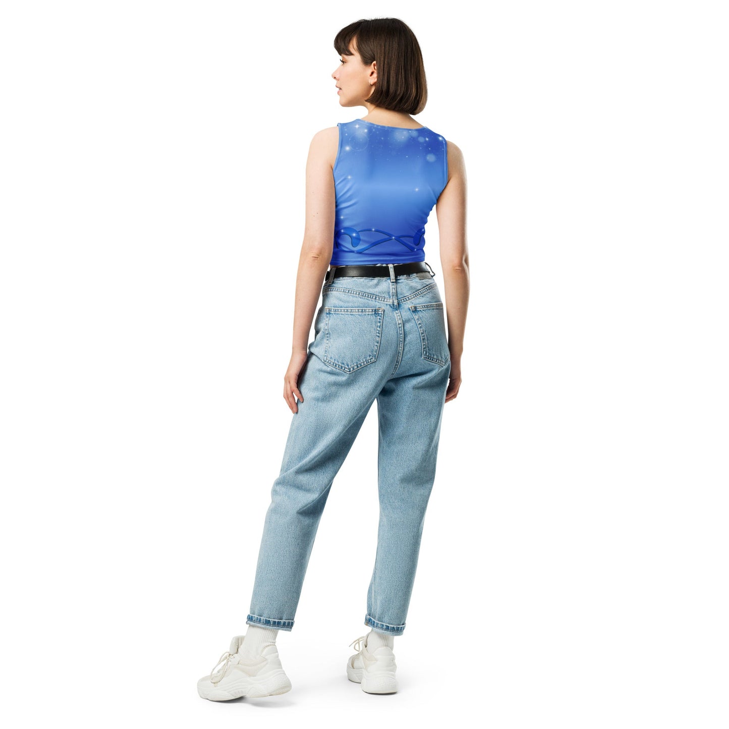 Blue Fairy Starlight crop top - fandom top, casual cosplay, festive costume blue fairydisney adultWrong Lever Clothing