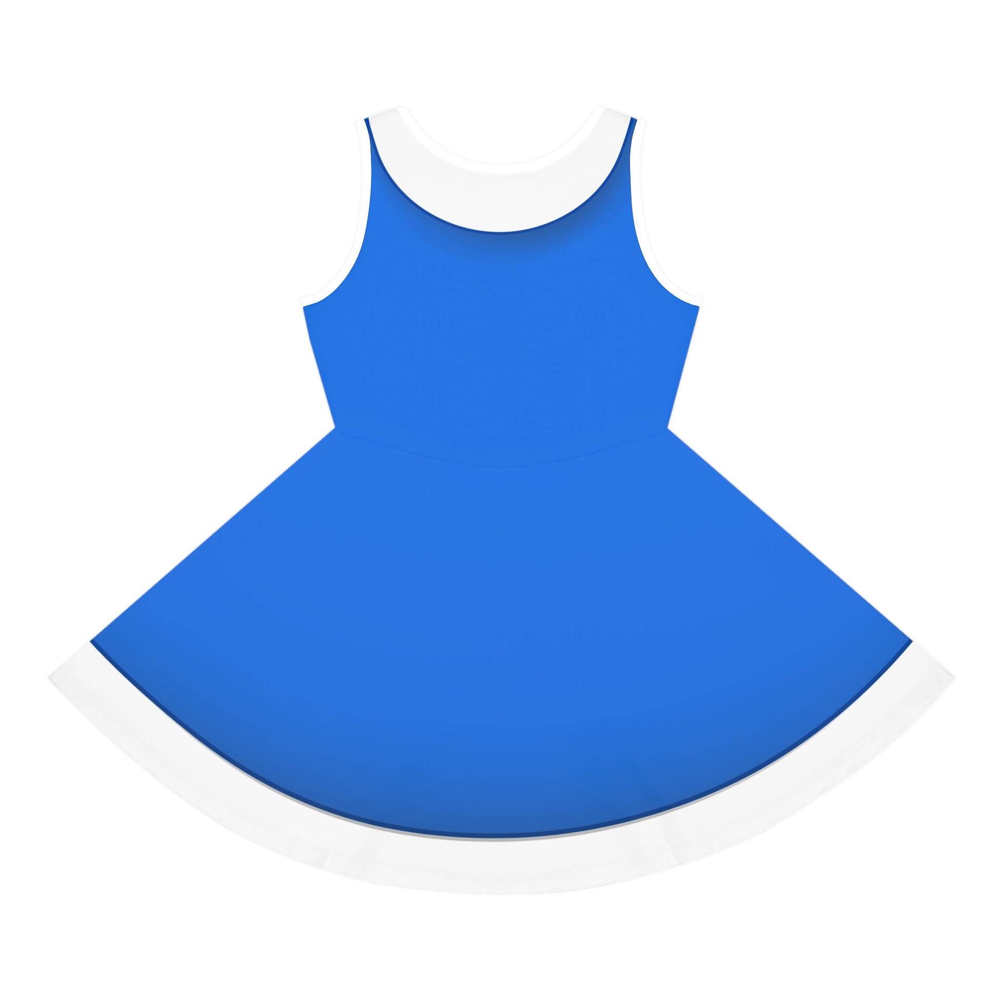 BnL Axiom Blue Girls Dress - Cosplay, Costume, Bounding Summer Everyday Dress bright blue dressdisney adultAll Over PrintsWrong Lever Clothing