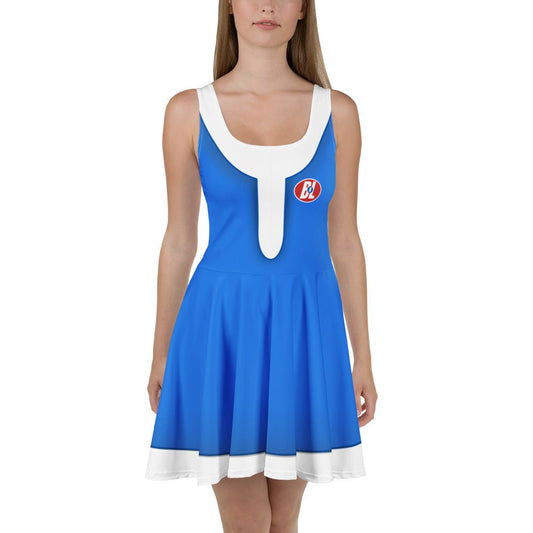 BnL Axiom Blue Skater Dress - Cosplay, Bounding, Costume dress boundingbuy in largeWrong Lever Clothing