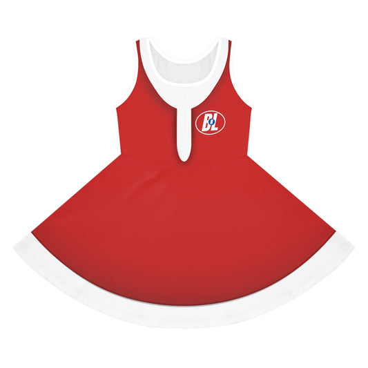 BnL Axiom Red Girls Dress - Cosplay, Costume, Bounding style Birthday Dressdisney dressAll Over PrintsWrong Lever Clothing