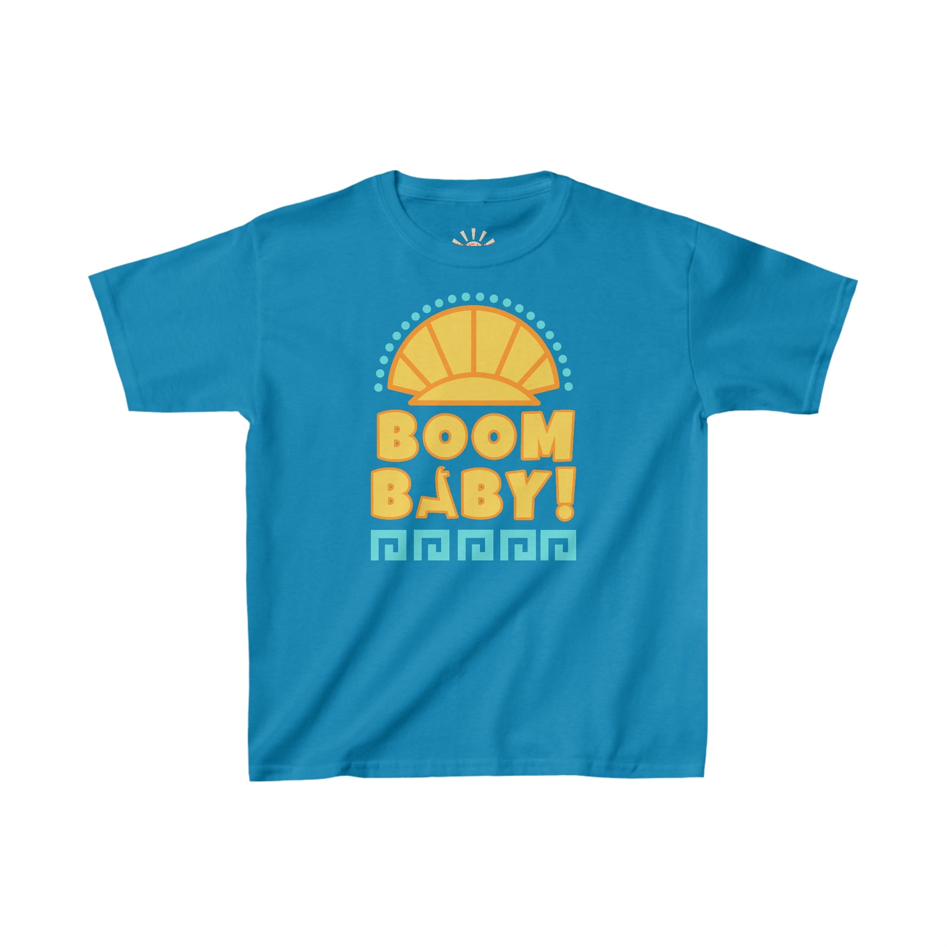 Boom Baby Llama Kids Heavy Cotton™ Tee CottonCrew neckKids clothesWrong Lever Clothing