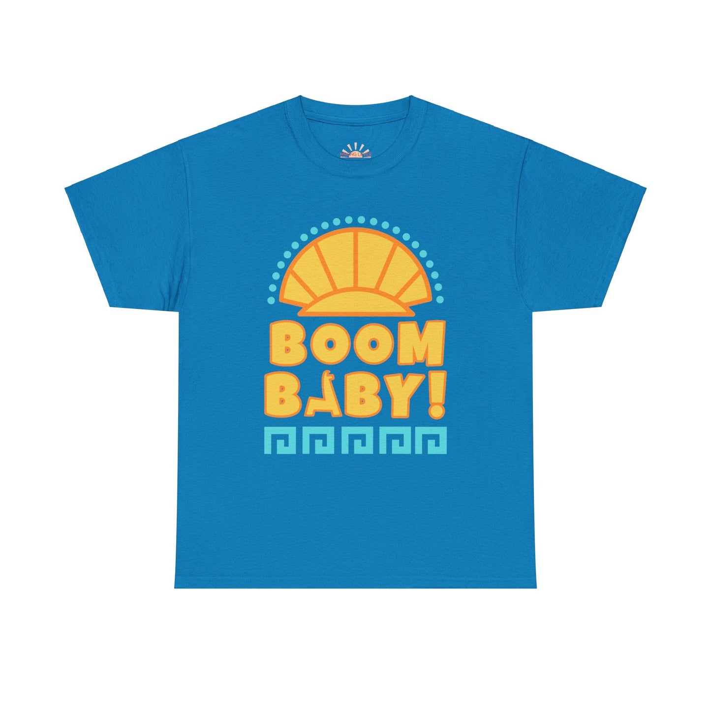 Boom Baby Llama Unisex Heavy Cotton Tee Crew neckDTGT-ShirtWrong Lever Clothing