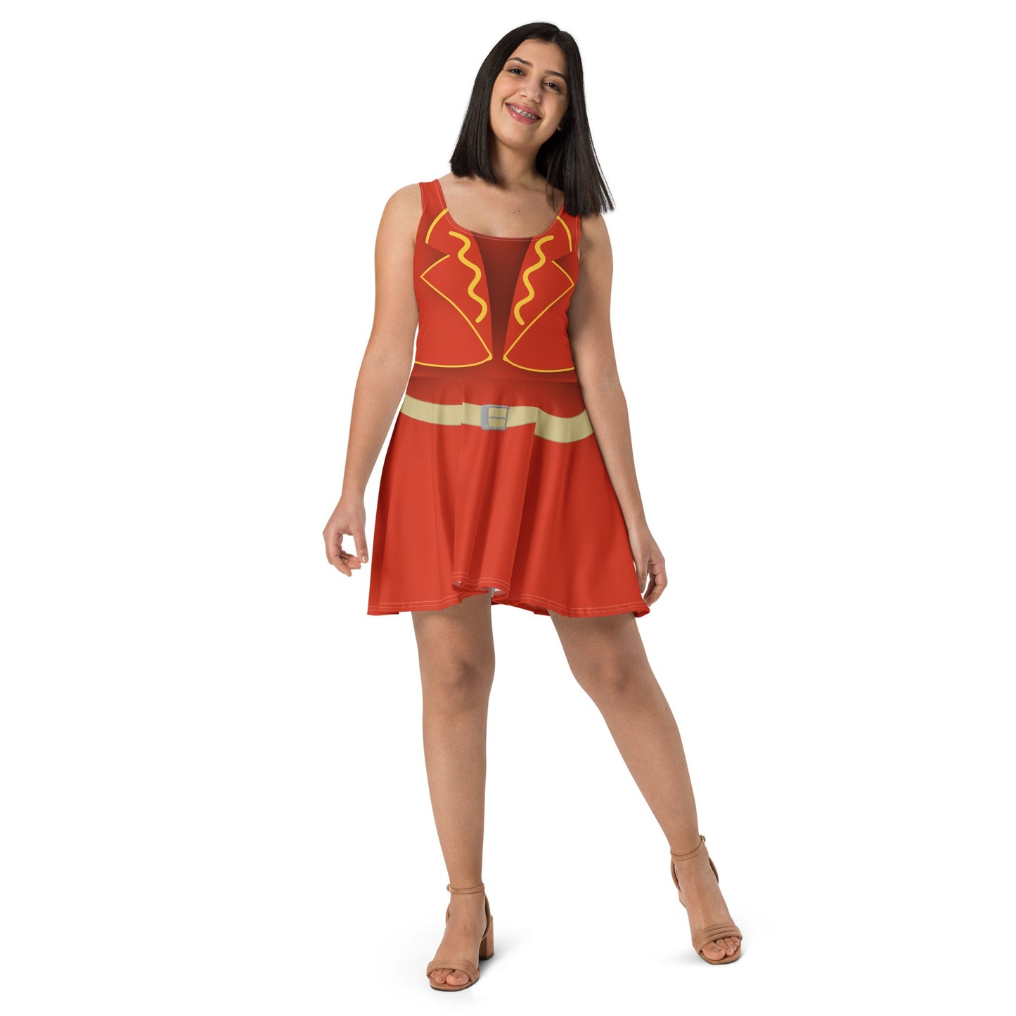 Caballero Fiesta Skater Dress | Panchito - Inspired Running Dress | Colorful Marathon Outfit | Wine & Dine Race Day Look cosplaycostume styleWrong Lever Clothing