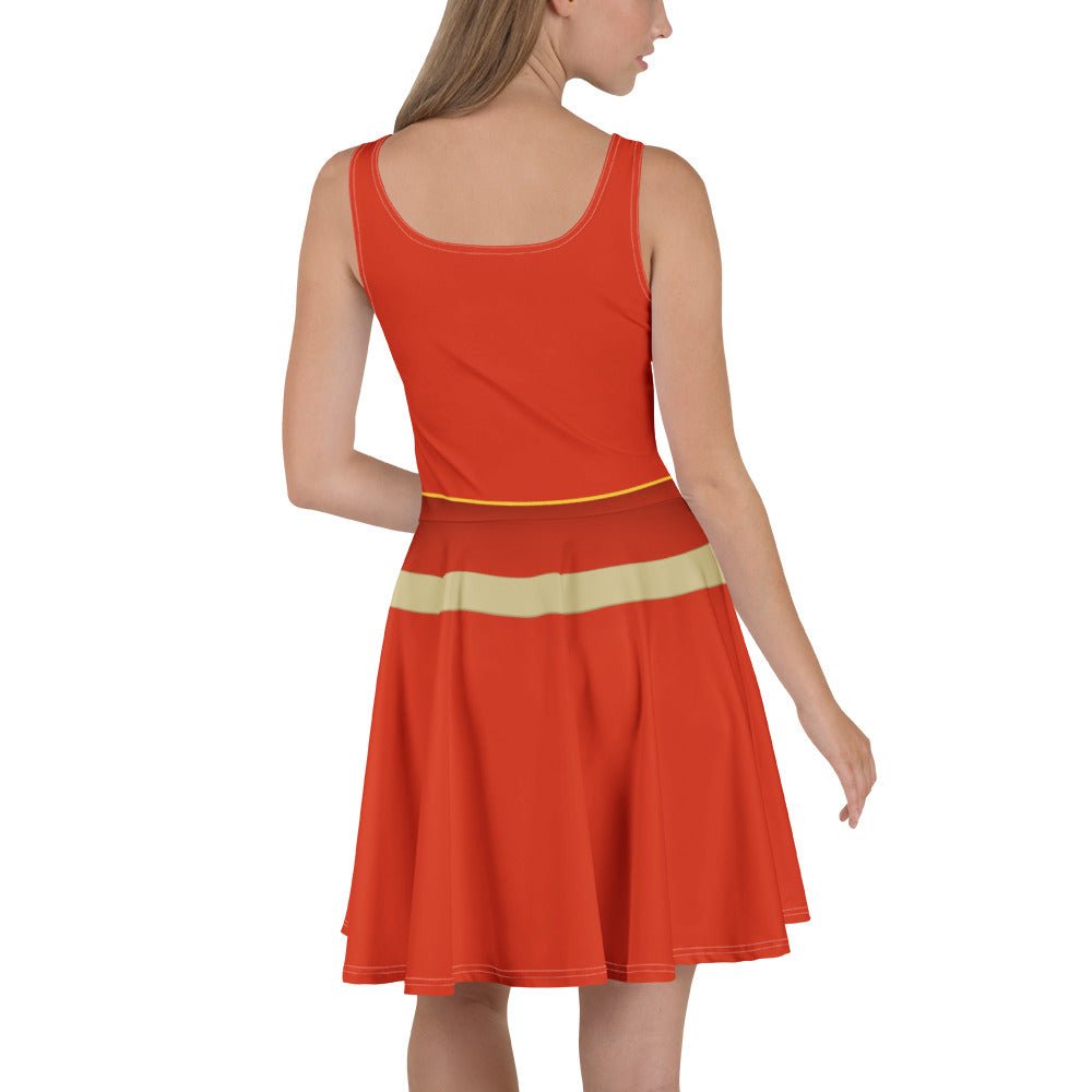 Caballero Fiesta Skater Dress | Panchito - Inspired Running Dress | Colorful Marathon Outfit | Wine & Dine Race Day Look cosplaycostume styleWrong Lever Clothing