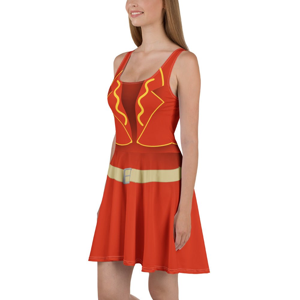 Caballero Fiesta Skater Dress | Panchito - Inspired Running Dress | Colorful Marathon Outfit | Wine & Dine Race Day Look cosplaycostume styleWrong Lever Clothing