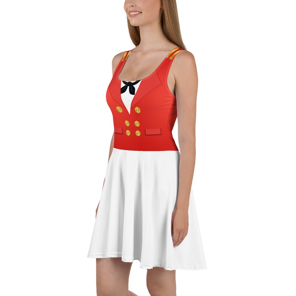 Captain Mouse Skater Dress captain minniedisney adultWrong Lever Clothing