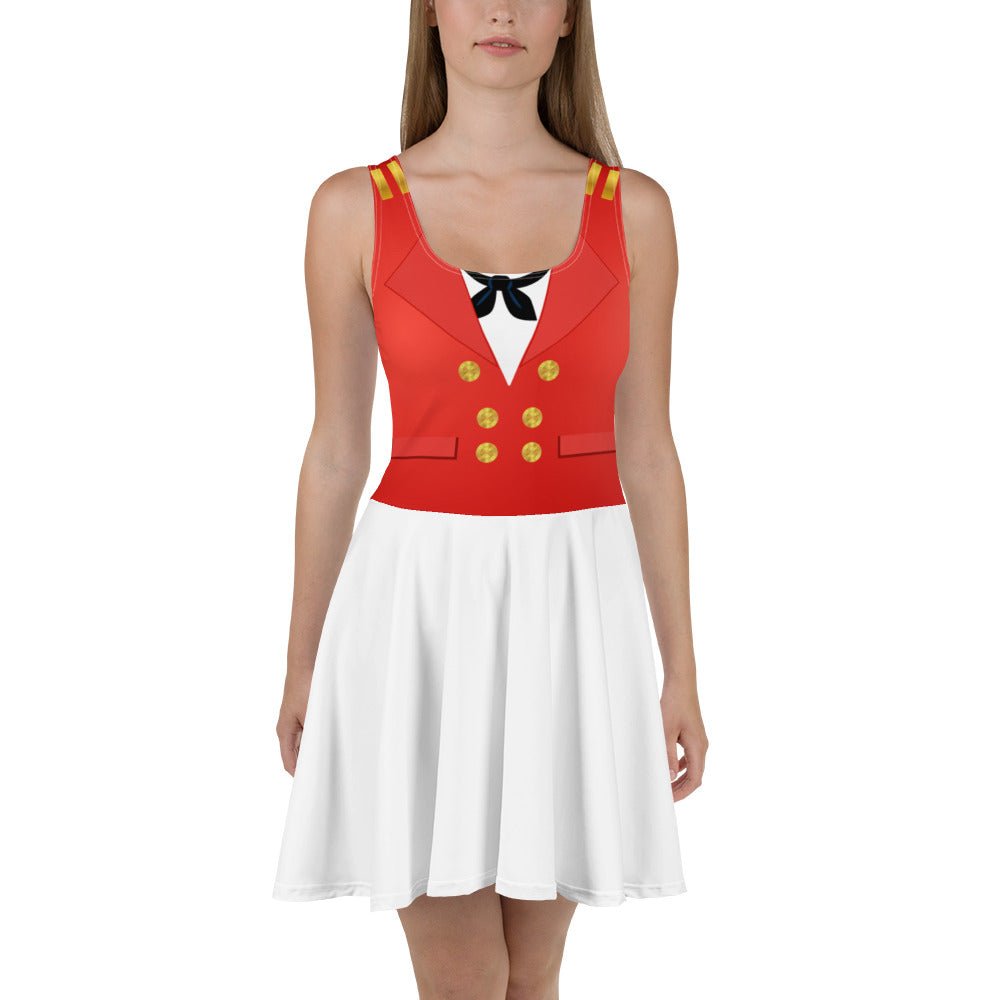 Captain Mouse Skater Dress captain minniedisney adultWrong Lever Clothing