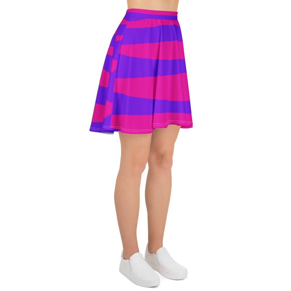 Cheshire Cat Skater Skirt alice in wonderlandcheshireWrong Lever Clothing