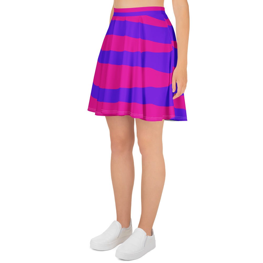Cheshire Cat Skater Skirt alice in wonderlandcheshireWrong Lever Clothing