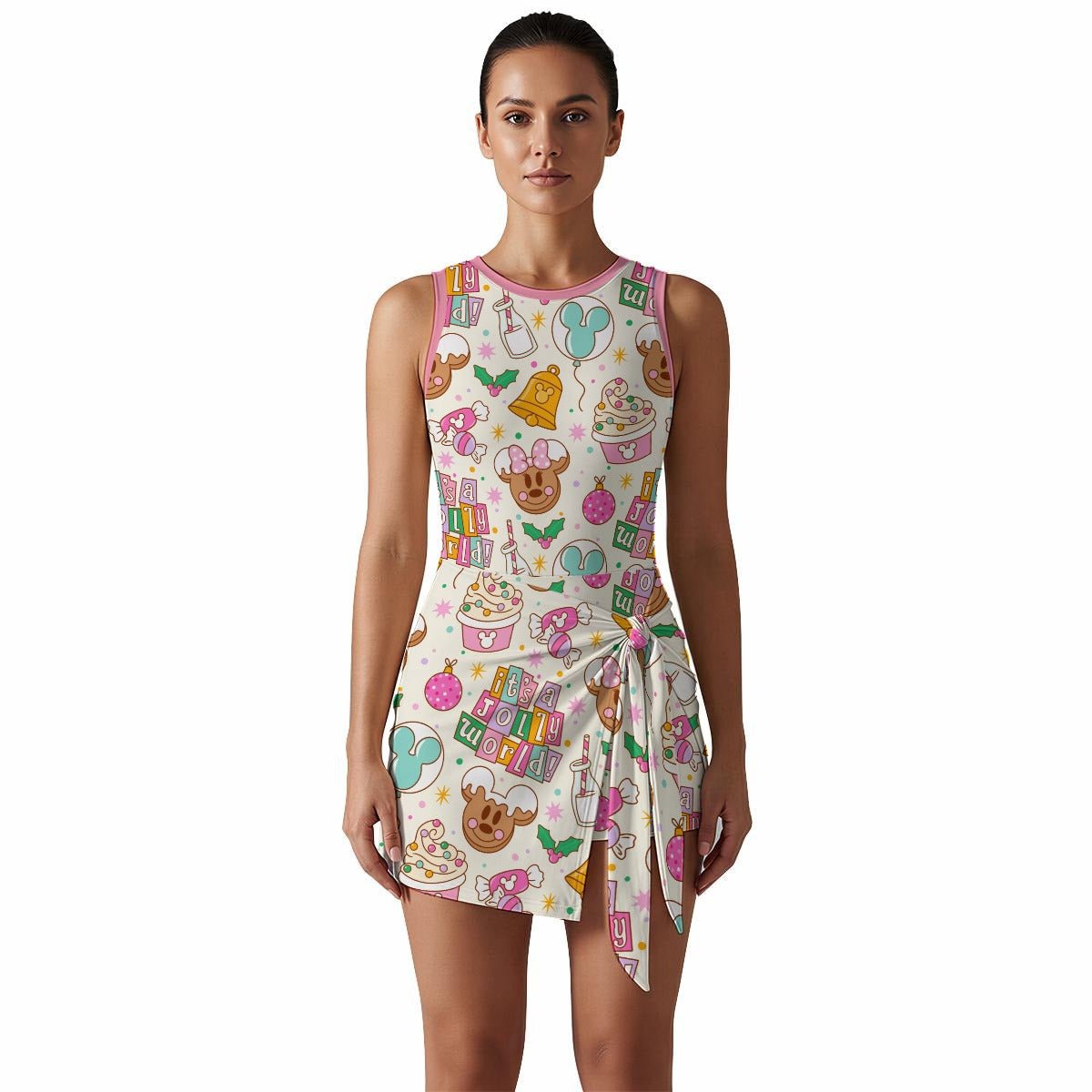Christmas Snack Bodysuit Dress | Holiday Food Dress | Festive Treat Running Dress | Theme Park Chris adult christmasadult christmas dressBodysuit DressWrong Lever Clothing