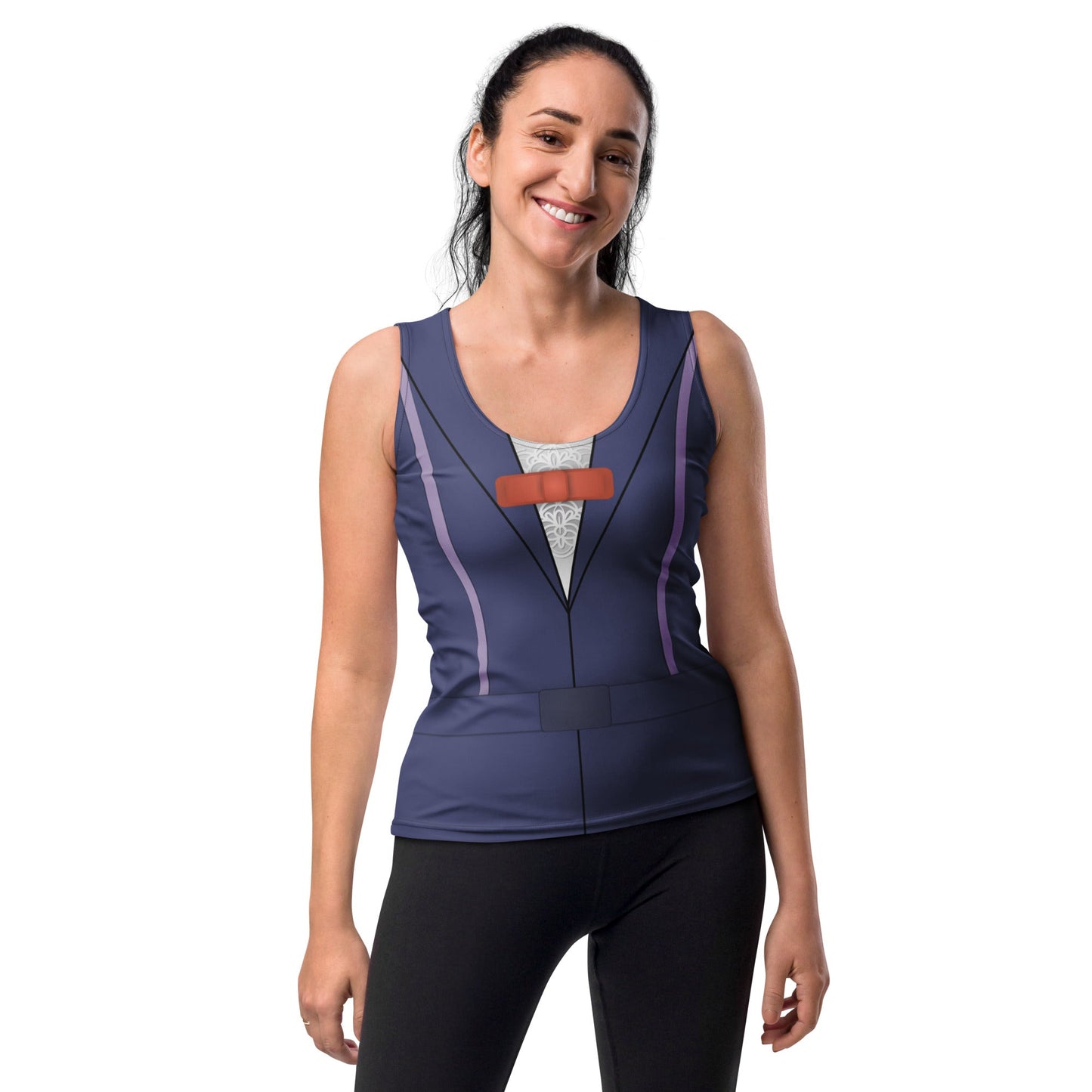 Classic Nanny Inspired Tank Top | Practically Perfect Parkbound Athletic Tank | Cherry Tree Lane Vintage Style All Over Printcherry tree laneWrong Lever Clothing