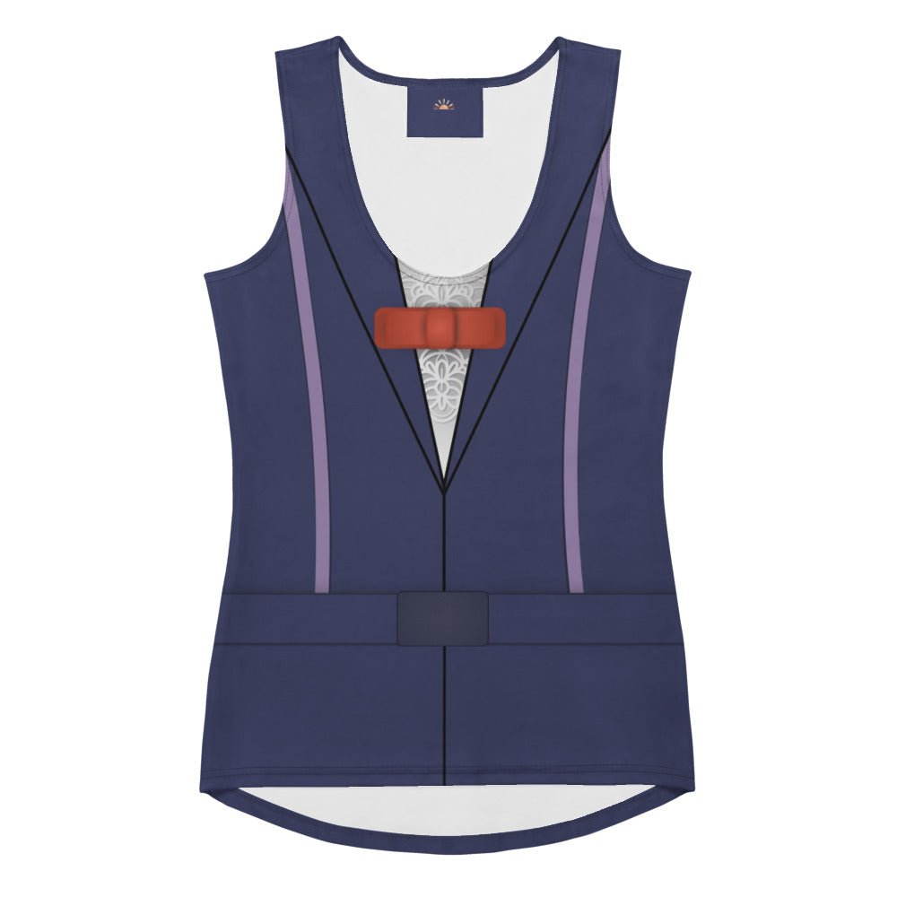 Classic Nanny Inspired Tank Top | Practically Perfect Parkbound Athletic Tank | Cherry Tree Lane Vintage Style All Over Printcherry tree laneWrong Lever Clothing