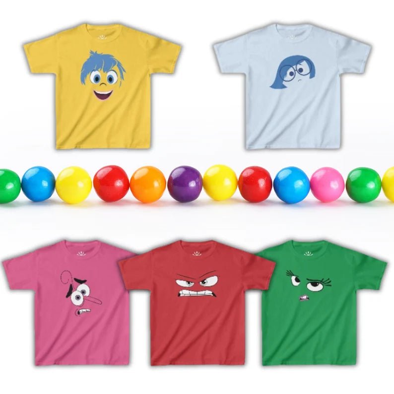 Colorful Emotions Kids Heavy Cotton™ Tee CottonCrew neckKids clothesWrong Lever Clothing